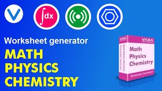Worksheet generator - Math - Physics - Chemistry. screenshot 2