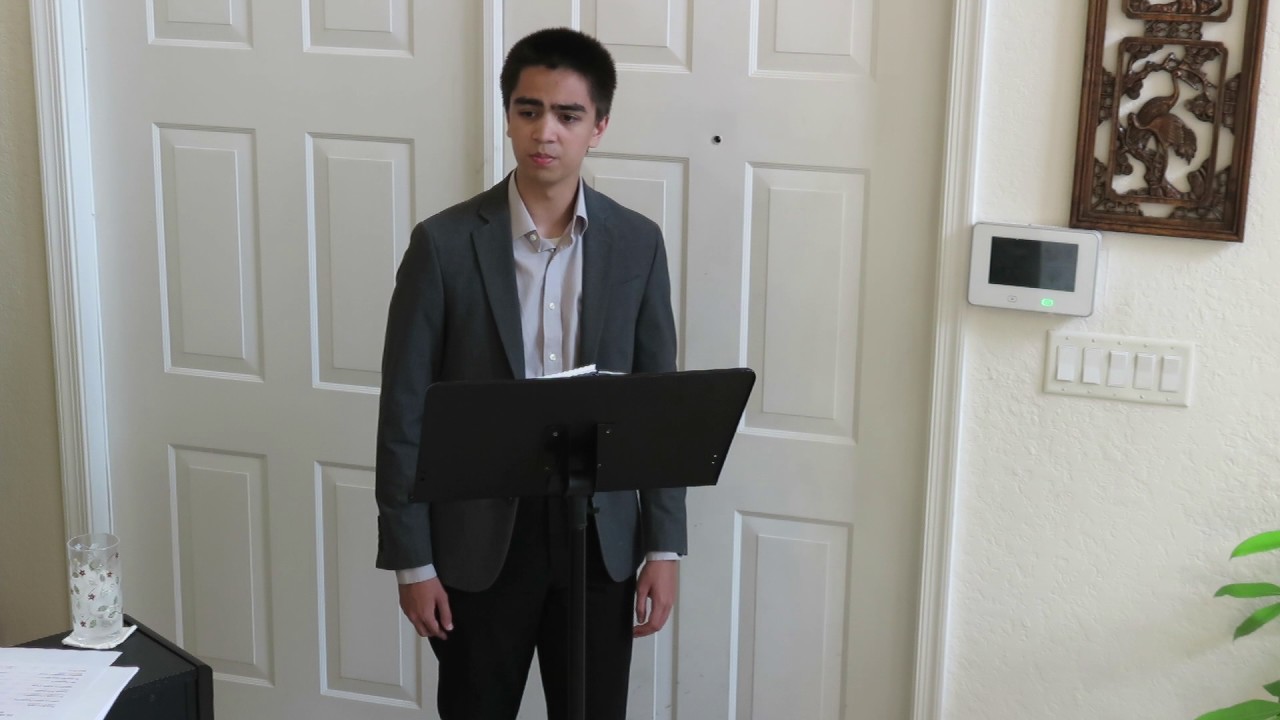 See the Crimson Drops Outflowing by Dwight Gustafson.