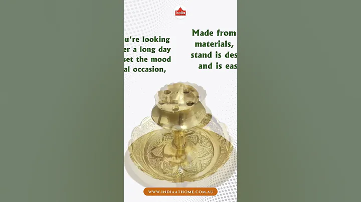 Beautiful Brass Incense Stand for a Relaxing Home Ambiance @IndiaAtHomeStore