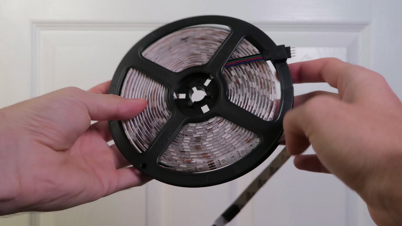 DIY Bathroom LED lights! 💡 LED lights strip installation guide