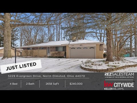 5229 Evergreen Drive, North Olmsted, OH home video tour