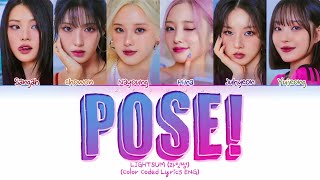 LIGHTSUM (라잇썸) 'POSE!' Lyrics (Thai/Rom/Eng)
