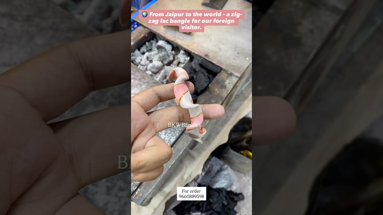 Beautiful Zig-Zag lac Bangles, For order :9660889598