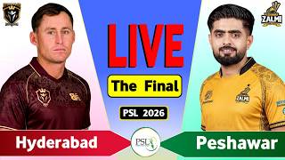 PSL Live: Peshawar Zalmi vs Hyderabad Final T20 Live Match Today | PZ vs HK Live Score &amp; Commentary