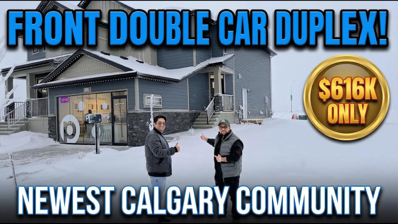 $600K Front Garage Duplex in Calgary | 3 Bed, Bonus Room
