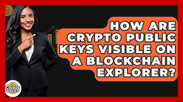 How Are Crypto Public Keys Visible On A Blockchain Explorer? - CryptoBasics360.com