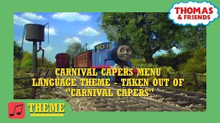Carnival Capers Menu Language Theme - Taken out of 