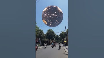 Planets Collide seen from Earth 😱😱