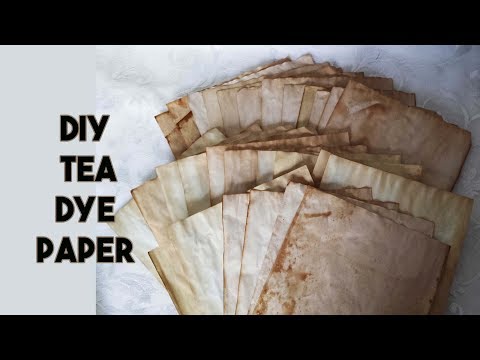 DIY:-Tea-Dyed-Paper---Craftbrulee