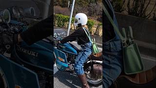 GS400吸い込み？ #旧車バイク #gs400 #バイク女子 #吸い込み #クラシックバイク