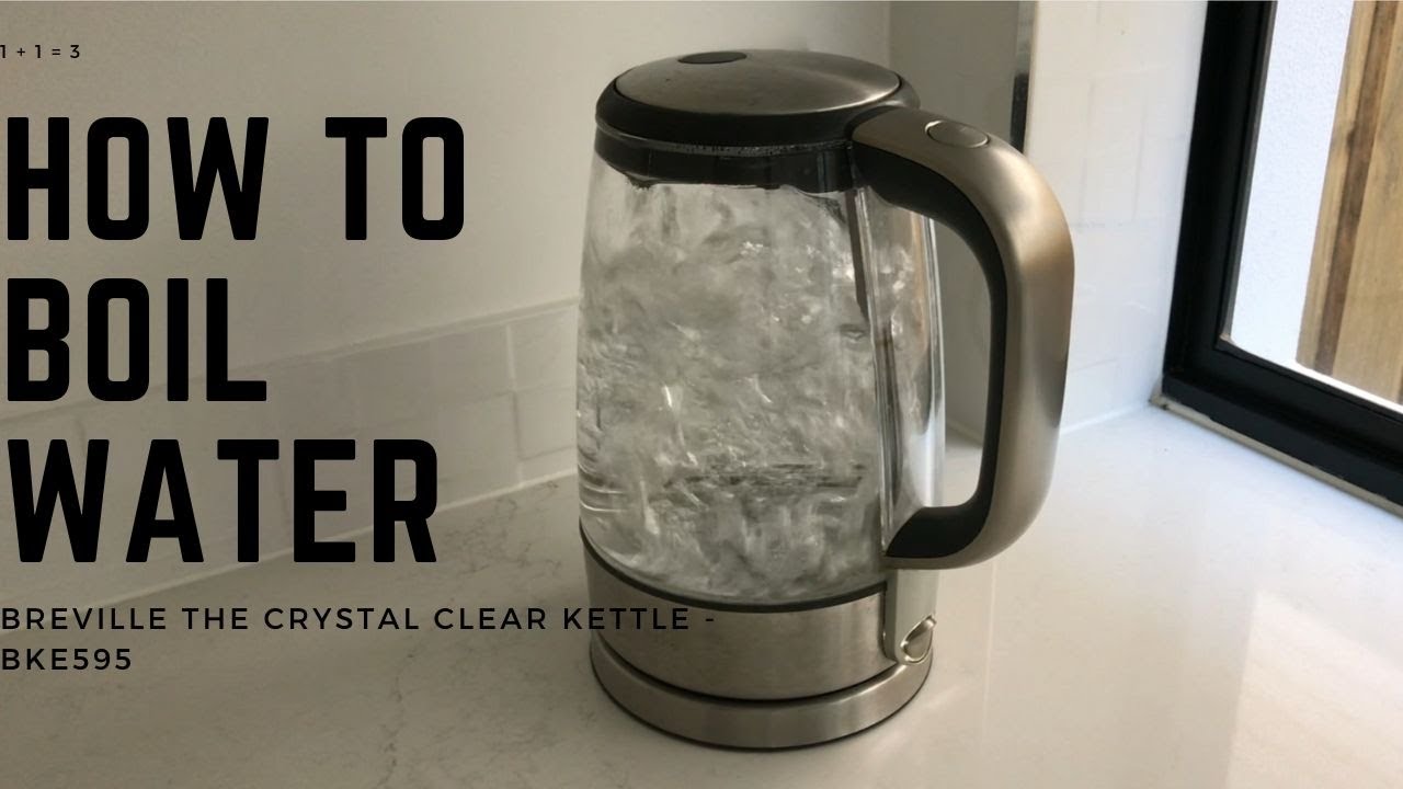 Breville Crystal Clear Glass Electric Kettle - BKE595XL