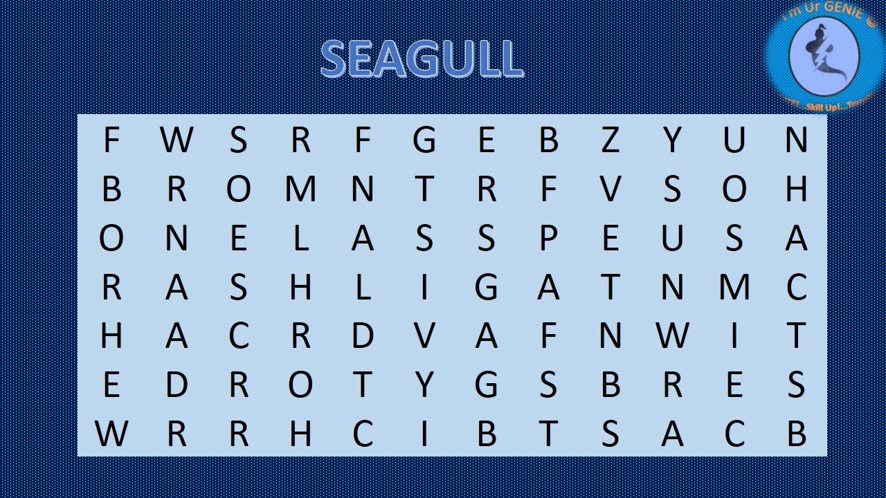 Birds - crosswords | #SkillupwithGenie #Brainteaser #Crossword