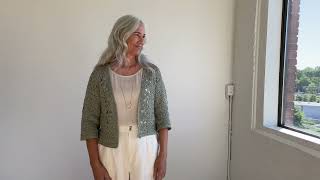 Berroco Yarn Ianthe Cardigan 360º View | Spring Summer 22