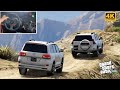 Toyota Land Cruiser &amp; Toyota Prado | Offroad Convoy | GTA 5 | Logitech g29 Gameplay