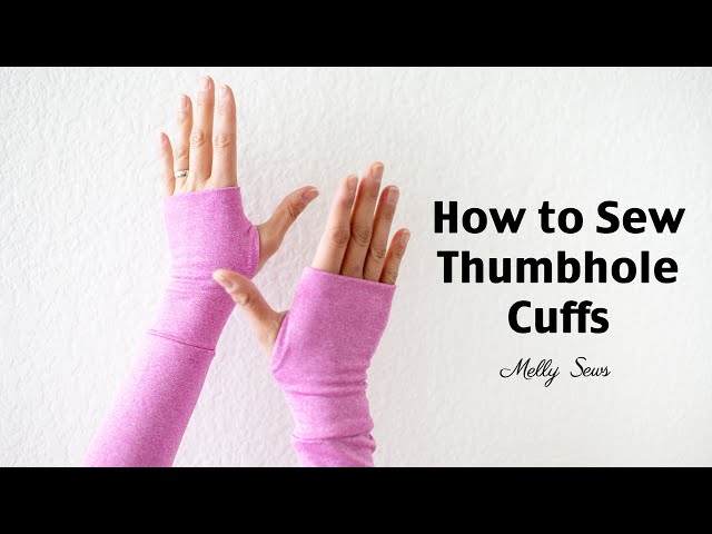 How to Sew Thumbhole Cuffs - Free Pattern Hack 