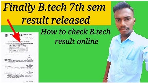 How to check B.tech 7th sem result 2023 // bput   7th result// #https://exam.bput.ac.in/asde55#