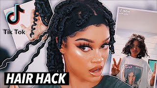 Testing Viral TikTok Hack for Natural Hair *Gone Right*!! | Bri Hall