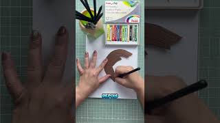 EVA foam hair created using soft-colored pencils and oil pastels to achieve this fantastic effect. screenshot 5