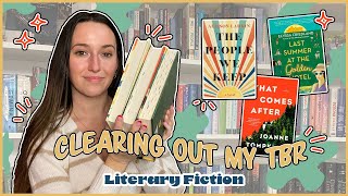 CLEARING OUT MY SHELVES READING VLOG: I HATE Literary Fiction 😭😴 || A failed reading vlog!