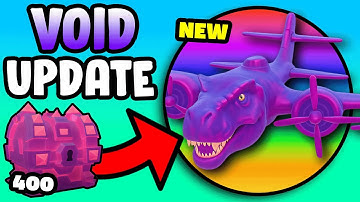 I GOT 400 VOID CRATES for NEW MAX RANK NUCLEARO DINOSAURO (Brainrot Evolution Roblox)