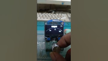 Oled SH1106 Knop over display