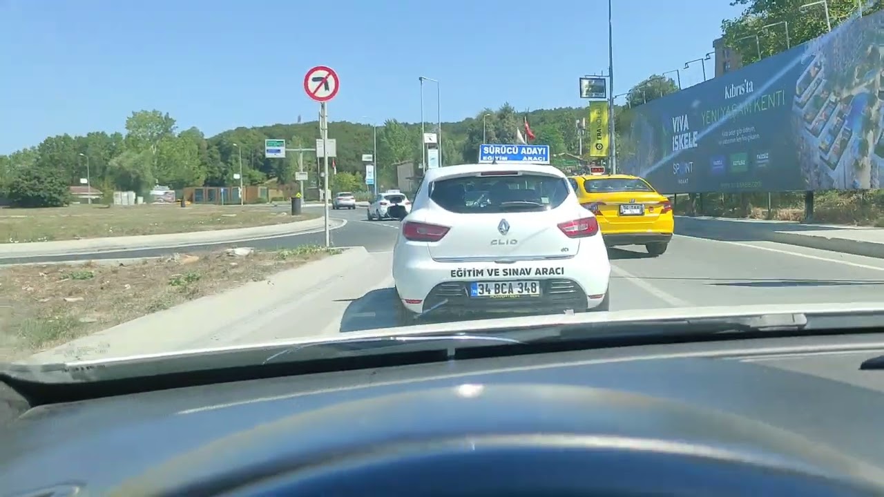 KEMERBURGAZ SINAV GÜZERGAH ALANI GENİŞ ARAÇ (SEDAN) PARKURU