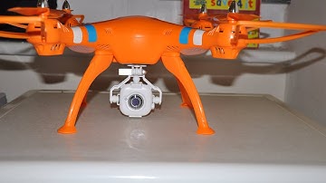 Syma X8C with DJI FC4O camera with basic FPV
