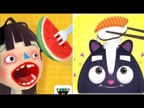 Toca Kitchen 2 VS TO-FU Oh!SUSHI FUN PLAY