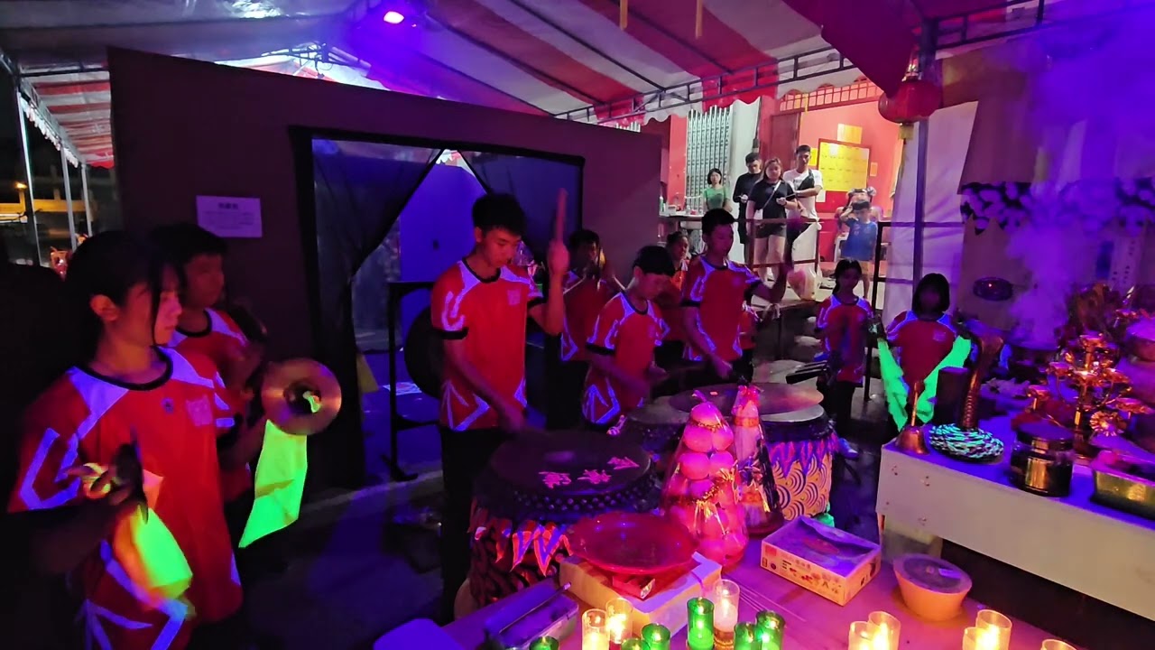 柔佛古庙舞龙队| 鼓乐表演 I 九靈宫 地藏殿 地藏王菩萨宝诞千秋_20230914