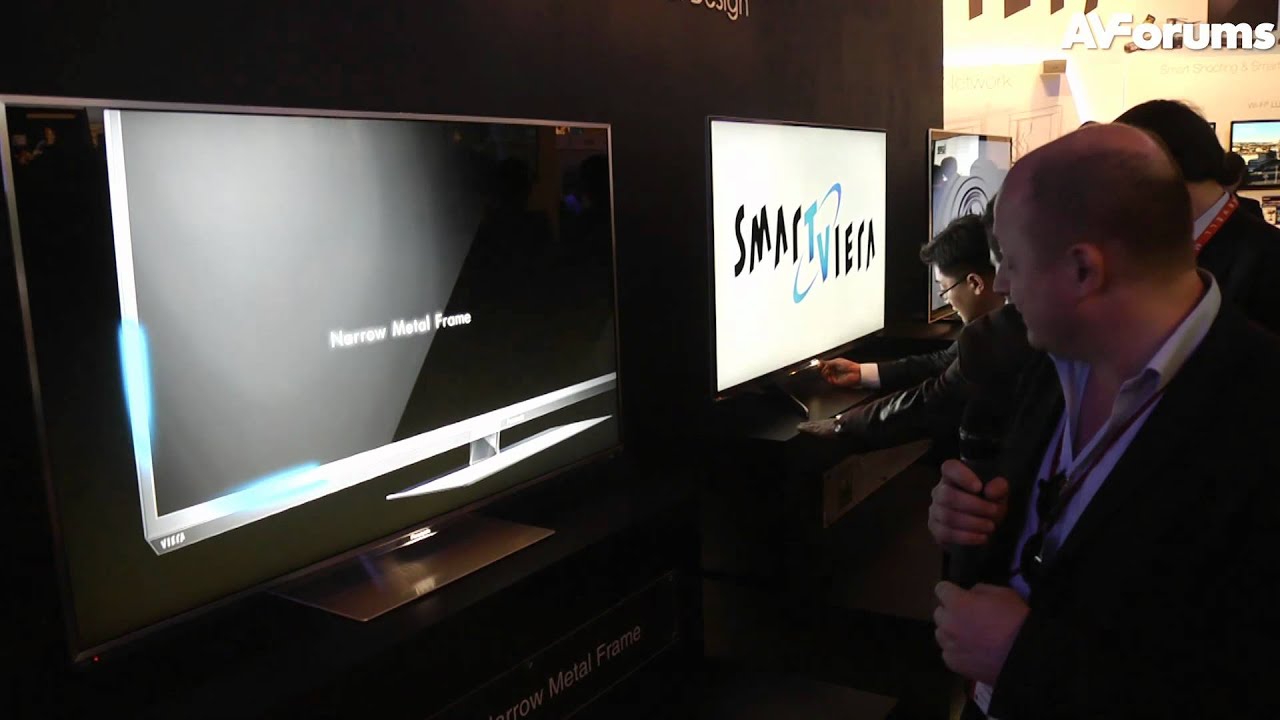 CES 2012 - Panasonic DT50 LCD LED 3D HDTV Launched - YouTube