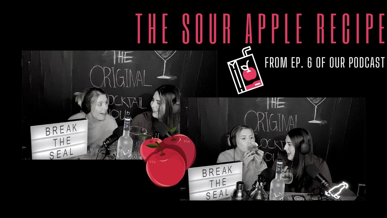 HOW TO MAKE A SOUR APPLE COCKTAIL