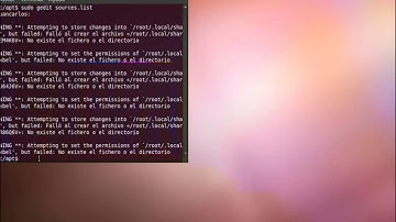 Repositorios en Ubuntu 11.04