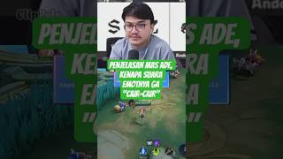 Download Lagu Penjelasan mas ade kenapa suara emotenya ga cair-cair #set1awanade #mobilelegends MP3