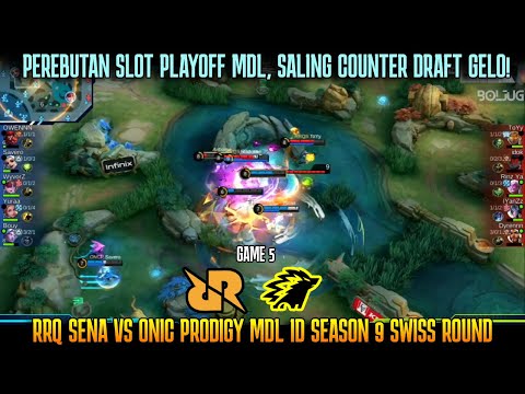 MATCH PENENTUAN YANG MENANG FIX PLAYOFF! GAME 5 RRQ SENA VS ONIC PRODIGY MDL ID SEASON 9  @BOLJUG