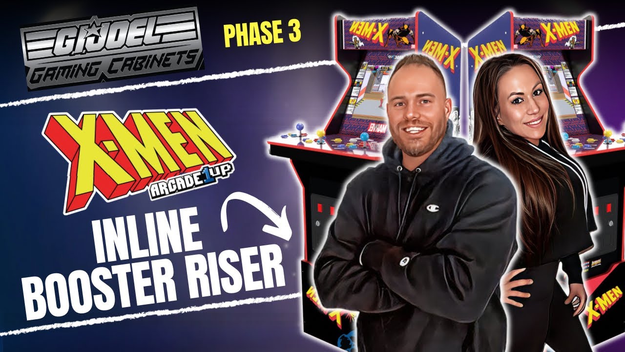 Arcade1up X-men GI Joel Inline Riser Unboxing And Review! - YouTube