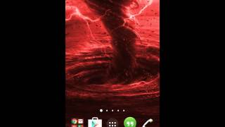 Tornado 3D RED Live Wallpaper screenshot 3
