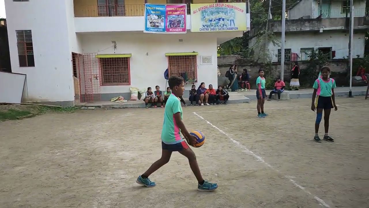 Mini Girls Volleyball match Bansberia Vs Dashghar club 2024