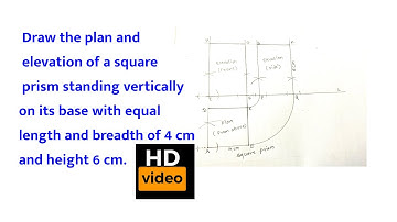 Plan of Square Prism 