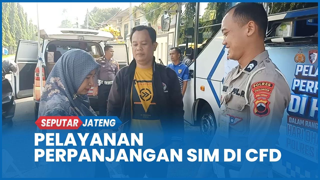 Layanan SIM hingga Kesehatan Gratis Warnai CFD di Kajen Pekalongan
