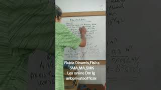 #youtubeshorts,Fluida dinamis,Fisika SMA,MA,SMK