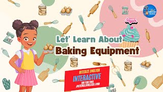 Lets Learn About Baking equipment[Vocabulary] English for the beginners l Bitesize English l Active