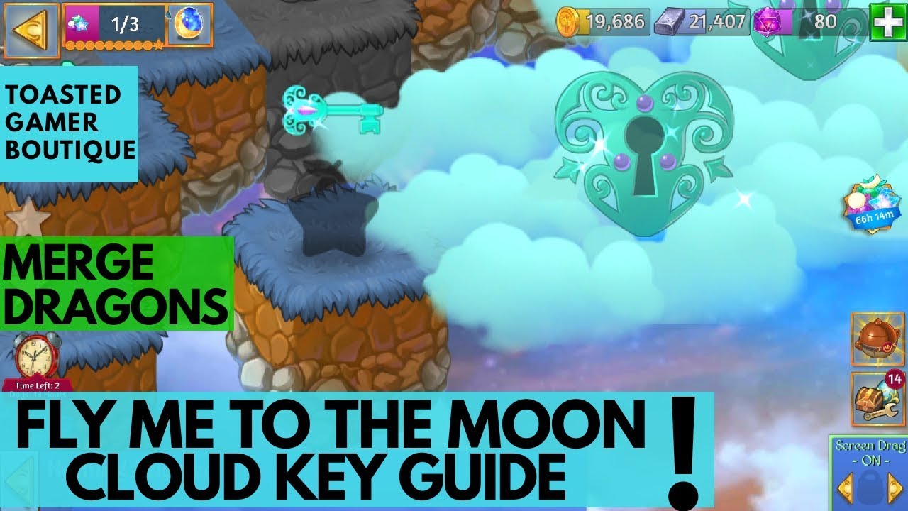 Merge Dragons Fly Me To The Moon Event • Life Flowers • Cloud Key Guide ☆☆☆