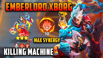10/10 EMBERLORD XBORG MAGIC CHESS | THE KILLING MACHINE 💀 NEW META‼️
