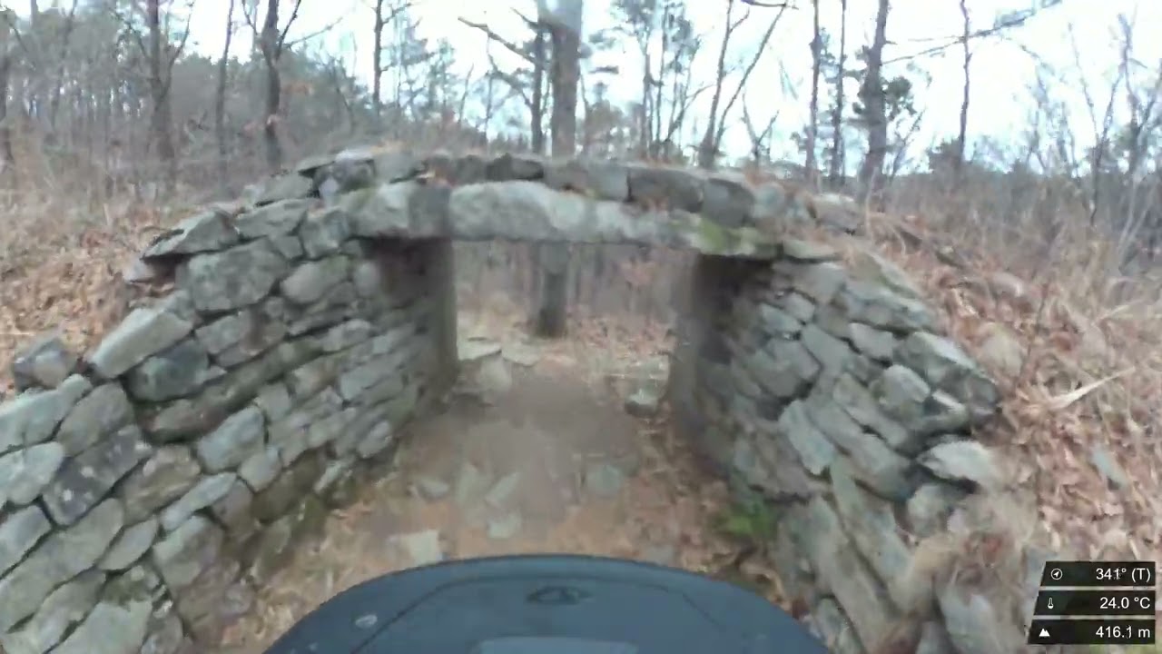 금정산MTB코스 벌통-미륵사 가는길 안내