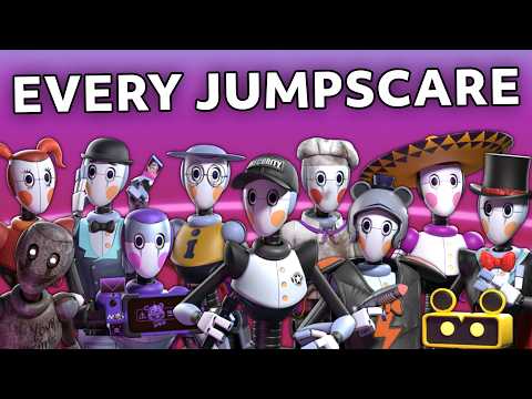 Getting EVERY JUMPSCARE in Security Breach (yes, including staff bots)