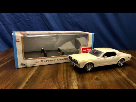 Sun Star 1/18 1967 Mercury Cougar XR7 - YouTube