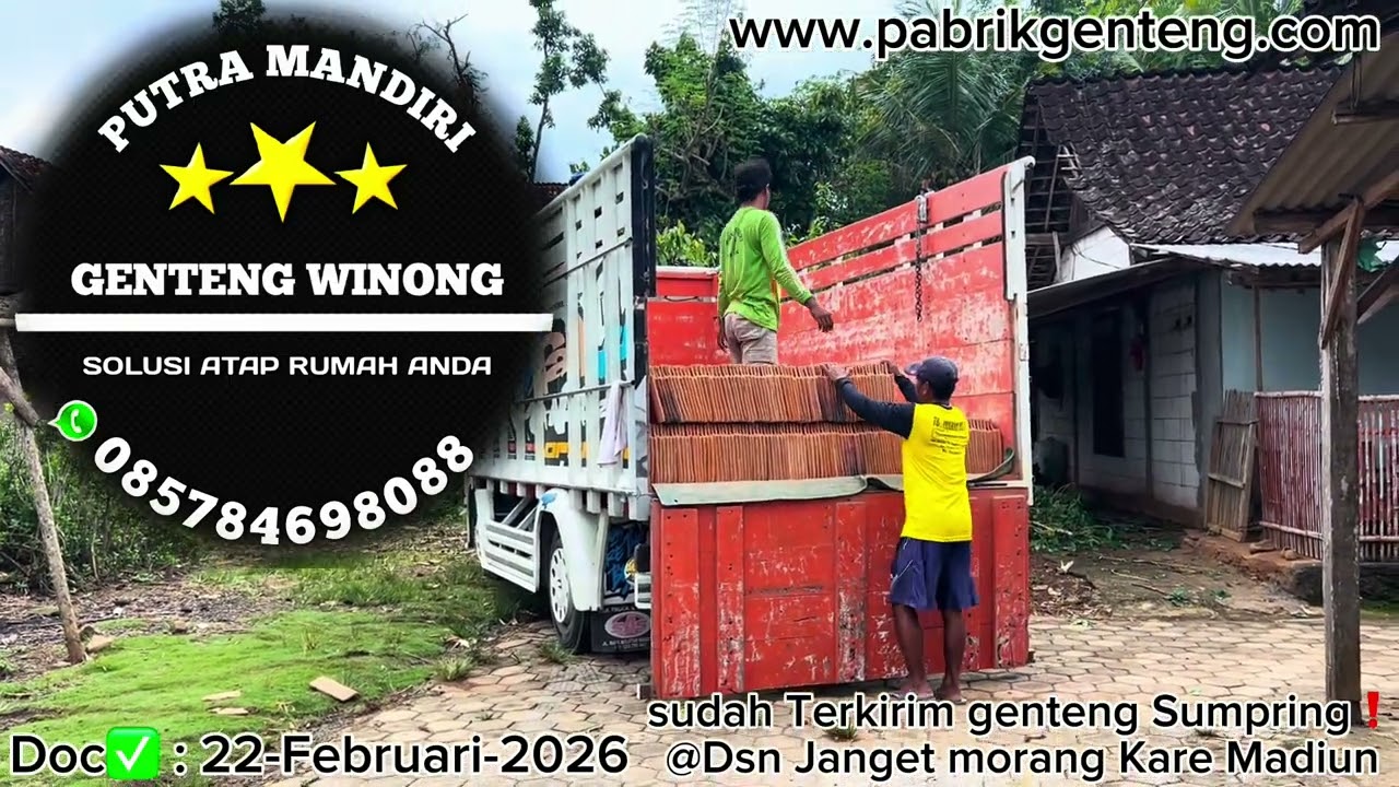 bungkar‼️@Dsn janget Morang Kare Madiun📍pesanan genteng sumpring/kesut 4.000Rb & wuwung 40Biji🙏