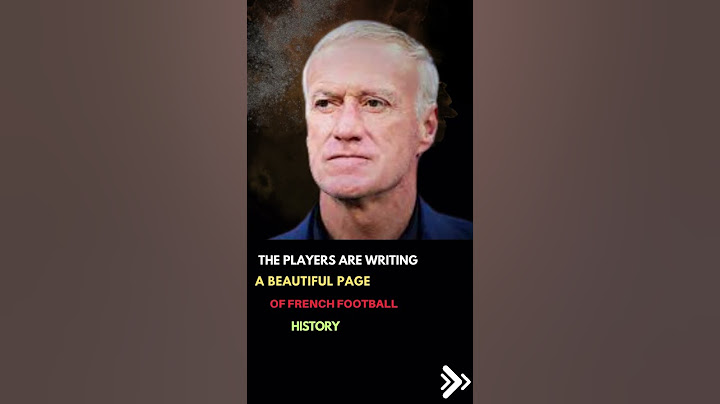 Didier Deschamps Motivates Me