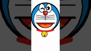 Draw Doraemon face using python #python #shots #coders