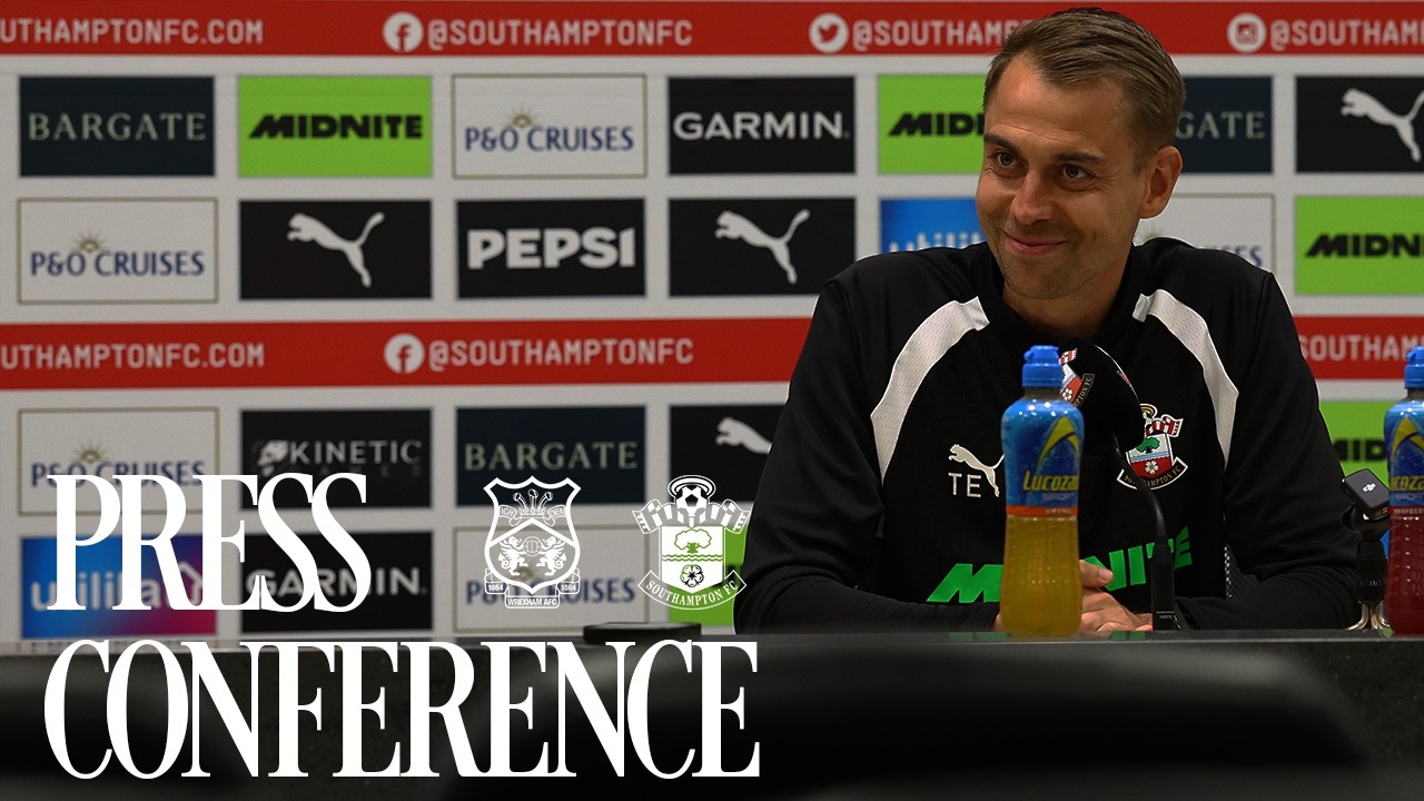 Press Conference Live: Eckert on Wrexham